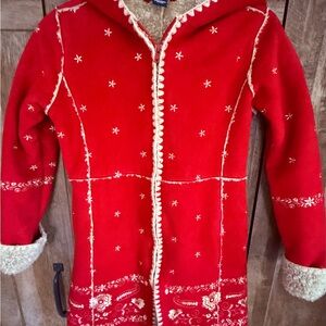 GAP Kids Bright Red Embroidered Jacket